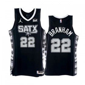 Dres San Antonio Spurs Malaki Branham 22 Jordan 2022-23 Statement Edition Crno Swingman